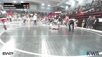55 lbs 3rd Place - Case Williams, Barnsdall Youth Wrestling vs Bishop Burgess, N/A