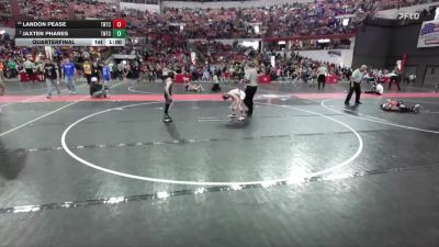 70 lbs Quarterfinal - Landon Pease, Team Nazar Training Center vs Jaxten Phares, Team Nazar Training Center