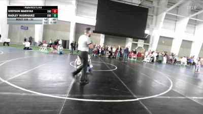 51 lbs Cons. Round 2 - Stetson Maestas, Stallions Wrestling Club vs Radley Rodriguez, Cougars Wrestling Club