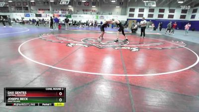 165 lbs Cons. Round 2 - Joseph Beck, Unattached vs Dax Gentes, Central Missouri