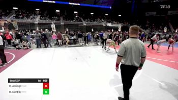 116 lbs Final - Hunter Arriaga, Flathead Valley WC vs Hayden Eardley, Wyoming Unattached