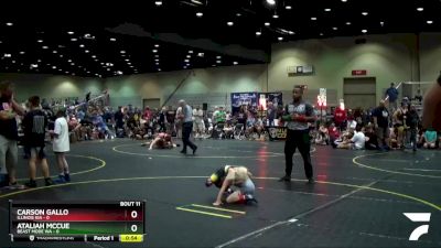 46 lbs Finals (8 Team) - Carson Gallo, Illinois KIA vs Ataliah McCue, Beast Mode WA