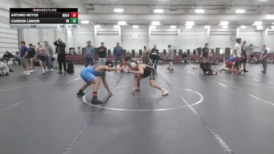 132 lbs Round 9 (10 Team) - Arturo Reyes, Mat Assassins Black vs Carson Linker, Rocket Rams