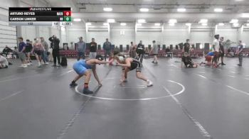 132 lbs Round 9 (10 Team) - Arturo Reyes, Mat Assassins Black vs Carson Linker, Rocket Rams