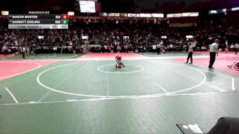 85 lbs Cons. Round 1 - Barrett Seeling, NWW2 vs Mason Muster, MANA