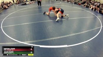 110 lbs Round 2 (6 Team) - Kipton Lewis, Iowa USA Red vs Gavin Rude, North Dakota 2