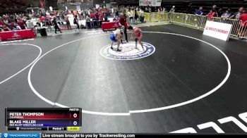 145 lbs Cons. Round 2 - Peter Thompson, California vs Blake Miller, Red Bluff Wrestling Club