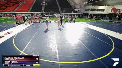 110 lbs Round 2 (16 Team) - ISABELLA CORONADO, NEVADA GRECO vs Kiera Hersel, Idaho 2