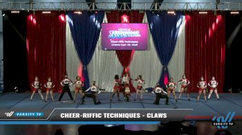 Cheer-riffic Techniques - Claws [2021 L3 Senior Coed - D2 - Small Day 2] 2021 The American Spectacular DI & DII