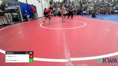 110 lbs Rr Rnd 2 - Tucker Goins, Pocola Youth Wrestling vs Wyatt Edmonds, Caney Valley Wrestling