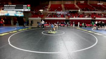 120 lbs Round 3 - 2nd Wrestleback And Semi-finals(16 Team) - Halo Acevedo, Conroe Woodlands College Park vs Evelyn Warren, Northwest Nelson