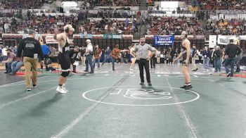 A - 215 lbs Quarterfinal - Cooper Fulgham, Sidney / Fairview vs Bruno Pallone, Hardin