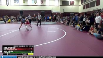 PW-6 lbs Round 1 - Kali Henry, Crestwood vs Keeley Lenox, East Buchanan Mat Club