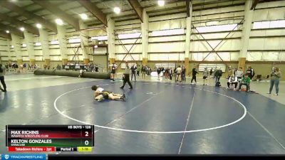 126 lbs Cons. Round 3 - Max Richins, Wasatch Wrestling Club vs Kelton Gonzales, SYRACUSE