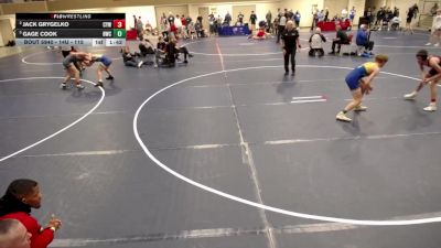 14U - 115 lbs 3rd Place Match - Gage Cook, Hastings Wrestling Club vs Jack Grygelko, Centennial Youth Wrestling