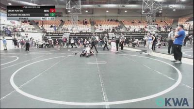 Final - Liam Hayes, Rolling Meadows Wrestling Club vs Corbin Hawkins, Noble Takedown Club