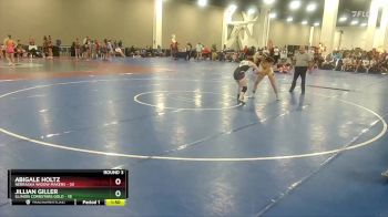 140 lbs Round 3 (8 Team) - Jillian Giller, Illinois Cornstars Gold vs Abigale Holtz, Nebraska Widow Makers