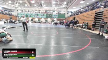 126 lbs Champ. Round 2 - Ethan Vinoray, Patrick Henry vs Joseph Juarez, Yucaipa