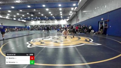 149 lbs Round Of 32 - Nicolas Balella, Castleton vs Nick Nicosia, Plymouth