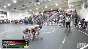 126 lbs Champ. Round 2 - Nikhil Guerrero, Quartz Hill vs Anthony Salas, Segerstrom