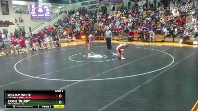 150 lbs Round 1 (16 Team) - William White, Central (Carroll) vs Zayne Tillery, Whitewater