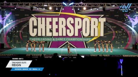 Thunder Elite - Reign [2025 L4 Senior - D2 - Small - A Day 2] 2025 CHEERSPORT National All Star Cheerleading Championship