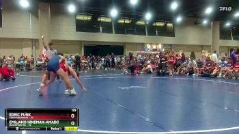125 lbs Round 3 (8 Team) - Edric Funk, Team Arkansas vs Emiliano Hineman-Amador, Blackman WC