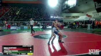 5A 145 lbs Champ. Round 1 - Preston Hanson, Thunder Ridge vs Benji Martinez, Timberline