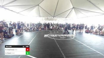 136 lbs Round Of 16 - Alexandra Espinosa, Coachella Valley WC vs Hailey Ryan, Team Thunder