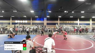 126 lbs Consi Of 16 #2 - Chase Carrasco, Team So-Cal WC vs Brock Santa Maria, Chain Wr Ac