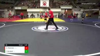 79 lbs Quarterfinal - Edward Ramirez, Arreola Wrestling Club (AWC) vs Faisal Barakat, California