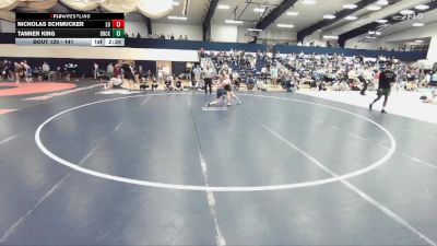 141 lbs Champ. Round 2 - Tanner King, Brockport vs Nicholas Schmucker, Liberty