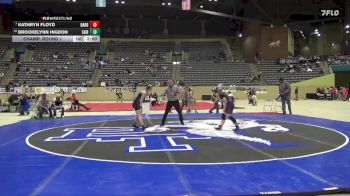 145 lbs Champ. Round 1 - Kathryn Floyd, Bardstown vs Brookelynn Higdon, Fairdale