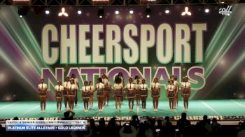 Platinum Elite Allstars - Gold Legends [2026 L4 Senior Coed - D2 - Small Day 2] 2026 CHEERSPORT National All Star Cheerleading Championship