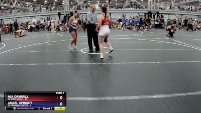 138 lbs Round 1 (8 Team) - Mia OFarrill, PA West Black vs Angel Upright, D3 Training Center