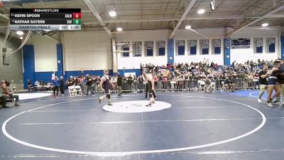 126 lbs Quarterfinal - Kevin Spoon, Salem vs Nathan Sayers, Xaverian