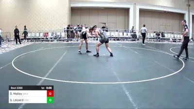 156 lbs Consi Of 16 #1 - Danny Malloy, Great Oak HS vs Scout Leipard, Legends Of Gold LV