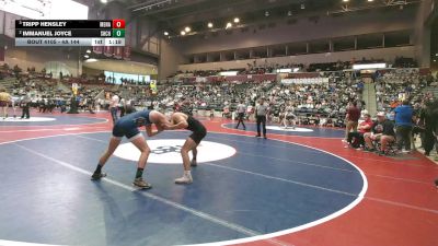 4A 144 lbs Semifinal - Tripp Hensley, Mena vs Immanuel Joyce, Shiloh Christian