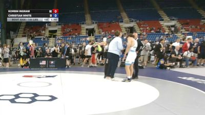 144 lbs Champ. Rd Of 128 - Korbin Ingram, Oklahoma vs Christian White, Idaho