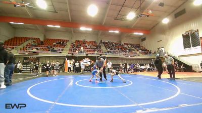 52-55 lbs Quarterfinal - Jackson Gibbens, Viking Wrestling Club vs Miles Sanders, Sallisaw Takedown Club