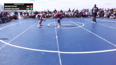 141 lbs Rr Rnd 1 - Nathan Taylor, Penn vs Zander Phaturos, Campbell