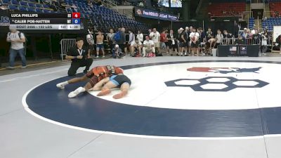 132 lbs Champ. Rd Of 64 - Luca Phillips, South Carolina vs Caleb Poe-Hatten, Montana