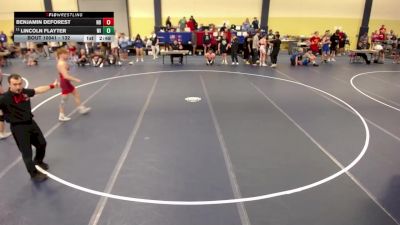 132 lbs 5th Place Match - Benjamin DeForest, ND vs Lincoln Flayter, WI