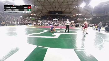 Boys 3A 190 lbs Cons. Round 7 - Carmelo Madden, Bellevue vs Tyson Moran, White River