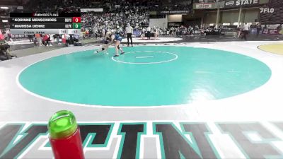 Girls 4A 145 lbs Cons. Semi - Korinne Mensonides, Rogers (Puyallup) (Girls) vs Marissa Denke, Glacier Peak (Girls)