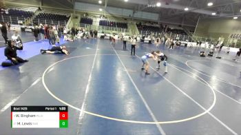 144 lbs Cons. Semi - Michael Lewis, Stallions Wrestling Club vs Wyatt Bingham, Pleasant Grove Jr. High