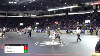 170 lbs Semifinal - Kyle Brosius, Union vs Kael Gerlach, Glenallen