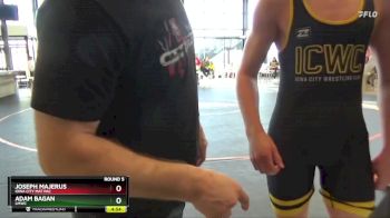 152 lbs Round 5 - Joseph Majerus, Iowa City Mat Pac vs Adam Bagan, LMWC
