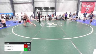 95 lbs Rr Rnd 3 - Lawson Sparks, Team Gotcha vs Logan Loggie Bear Bailey, CT Whale K-8