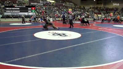 5A 170 lbs Semifinal - Evelyn Romero, Van Buren vs Micah Hovater, Central Arkansas Christian